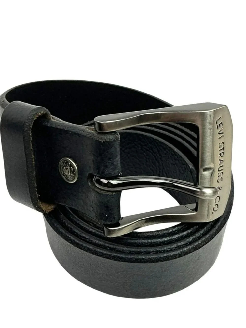 Levis Genuine Italian Leather Belt 3648 Mens 40/100 Black NEW